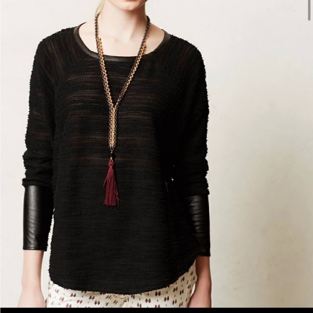 Anthropologie Dolan textured knit sweater